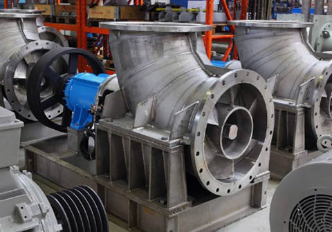 Axial flow pumps