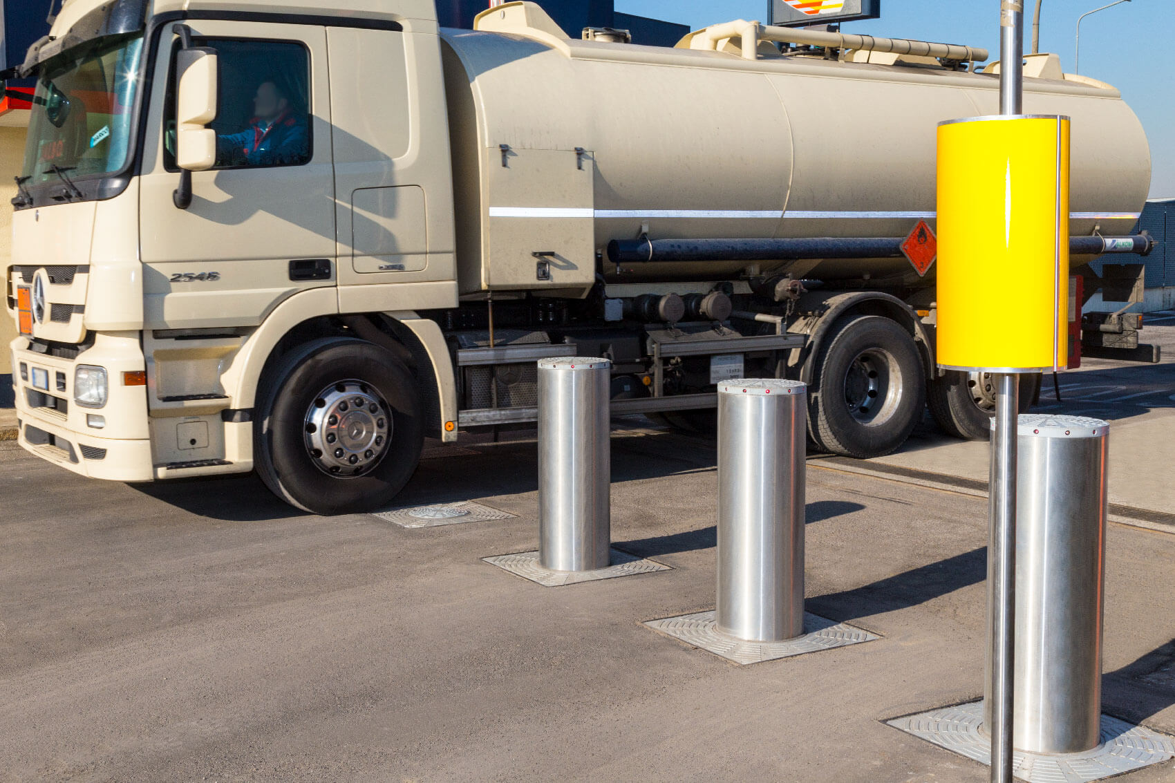 High Security Bollards - Installed